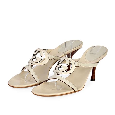 white gucci gg sandals|gucci gg sandals price.